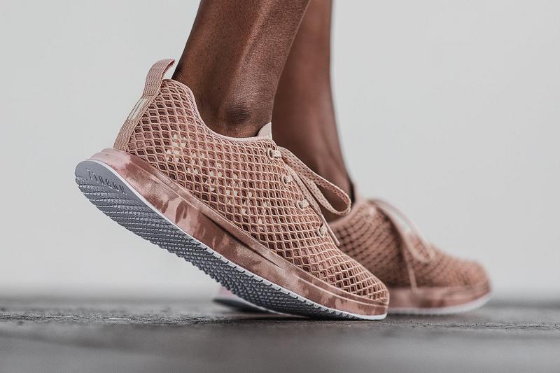 Nobull Dusty Rose Tie-Dye Mesh Runner Women's Running Shoes Rose | USA H1750A